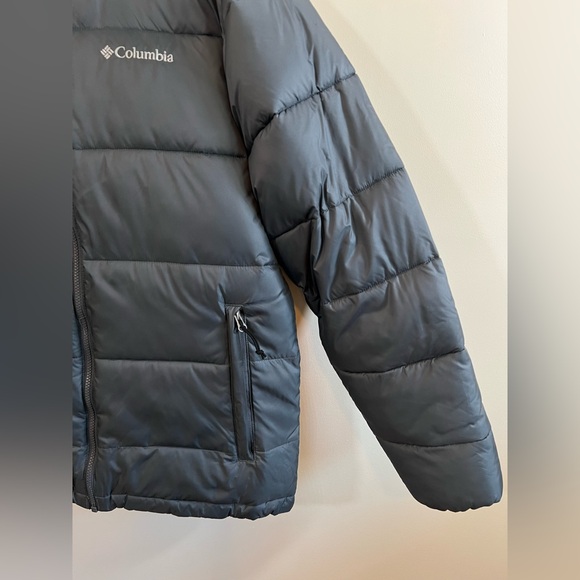 Mens Columbia Gray Puffer Jacket Size Medium - Picture 4 of 13